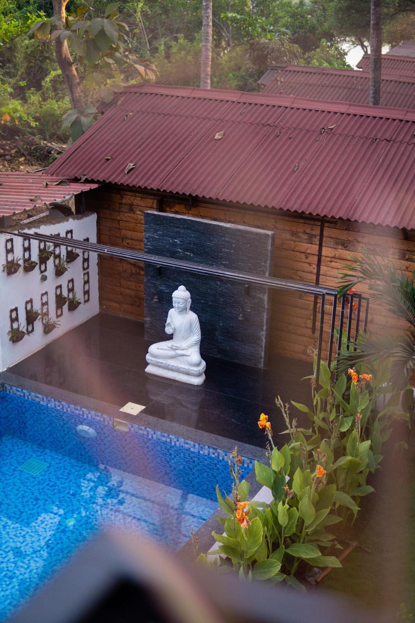 Tranquill Riverside Luxury Cottages With Bathtub, Кандолим Экстерьер фото